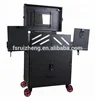 Professional cosmetic trolley cases makeup organizer on wheels