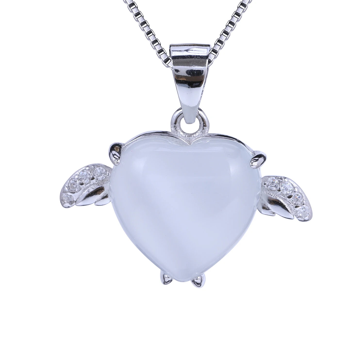 Customized Wholesales Silver Round Necklace With Charms Inside Floating