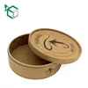 Custom Design Craft Paper Round Nice Feather Hooks Fishhook Box