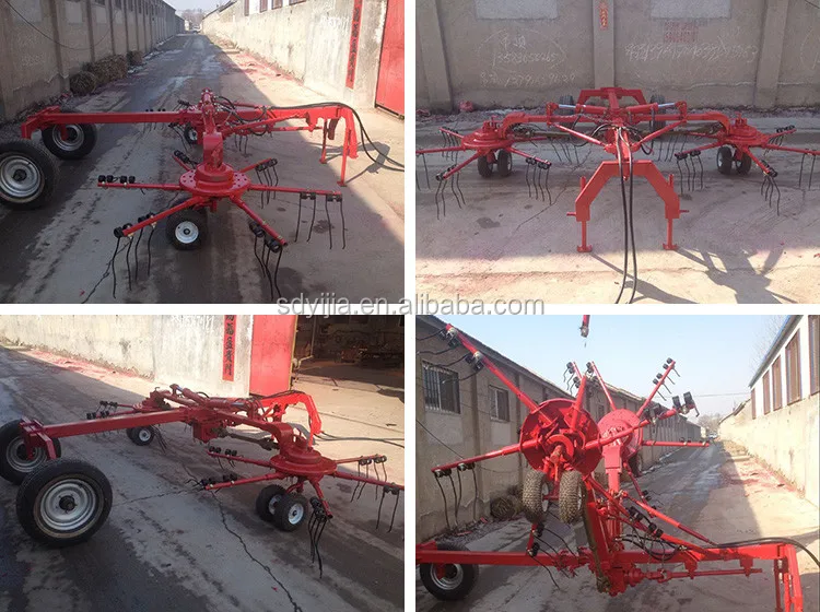 Ce Approved Double Side Tractor Pto Driven Wide Hay Rake For Sale Buy