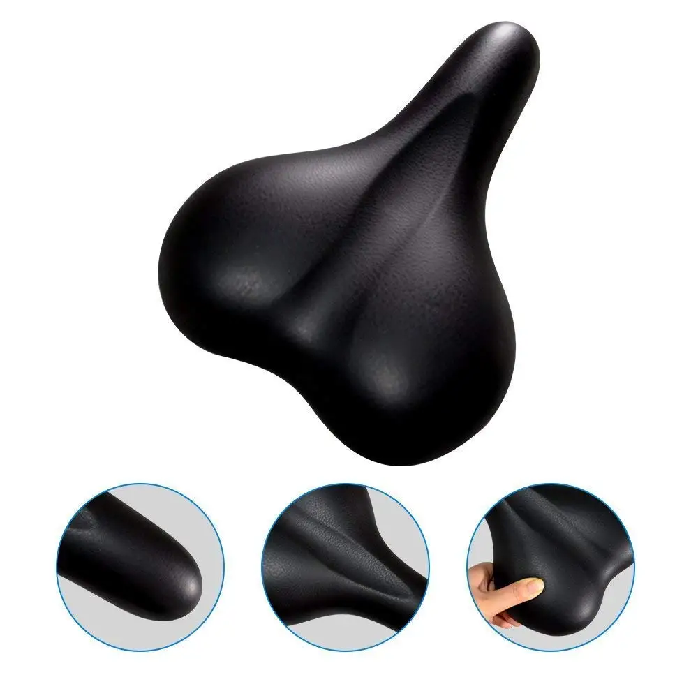 Bigsized Comfort Bike Seat Most Comfortable Replacement Bicycle
