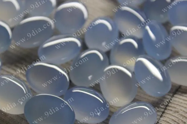 Wholesale High Quality Oval Natural Blue Chalcedony Rough