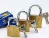 Factory supplier hardware tools middle duty solid brass imitate padlock with atomic keys