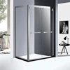 bathroom free standing clips voyeur four side frameless 10mm temper glass complete simple sliding shower room with acrylic tr