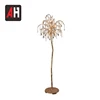 Decorative colorful crystal pendant Copper base floor standing lamp