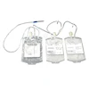 Cheap price fda plastic 100 250 350 450ml 500ml cpda1 single double triple quadruple blood bag for sale