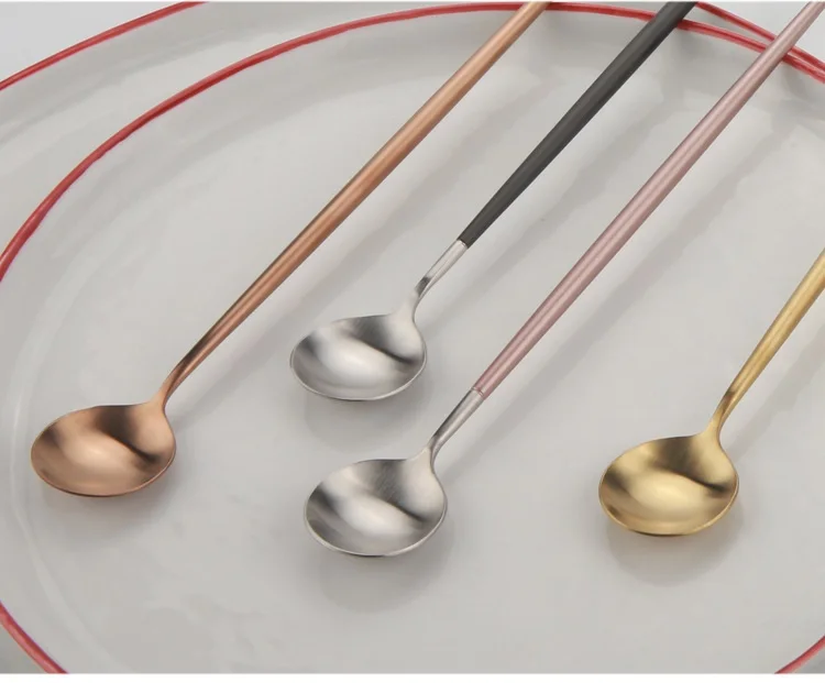 Kitchen Accessories Stainless Steel Rice Serving Spoon Coffee/tea Long