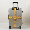 16"~32" suitcase strap luggage scale belt with name tag, heavy strength extra long cross luggage belt, travel belt tags