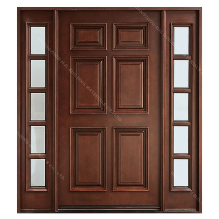 New Design Fire Protection Entry Doors Custom Size Wood Frame Door