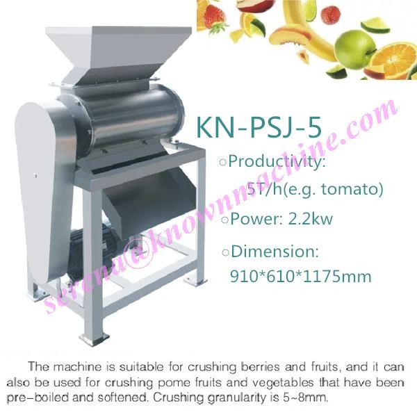 Food Crusher Fruit Crushing Machine/automatic Vegetable Cutting Apple