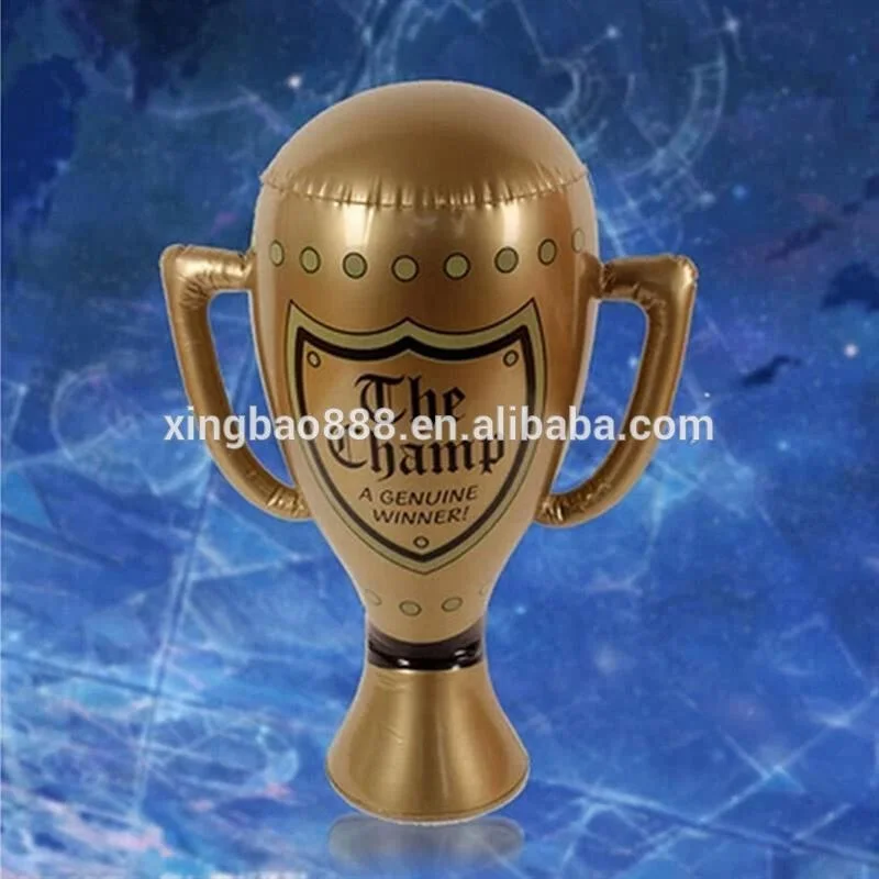 Inflatable Trophy Silver Cup Kids Football Prize Prop Party Pool UK SELLER