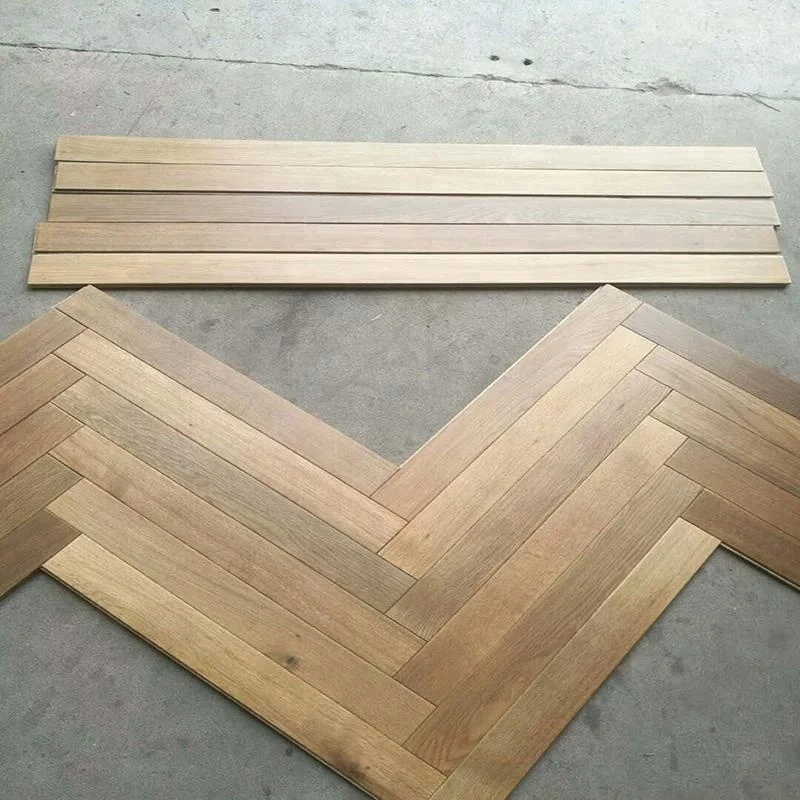 Räuchereiche Fishbone Natürliche Farbe Parkett Für Verkauf - Buy