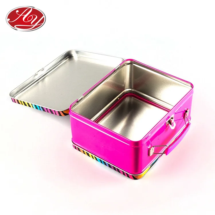 Mini Lunch Tin Box Custom Metal Food Storage Tin Can Buy Tin Box,Tin