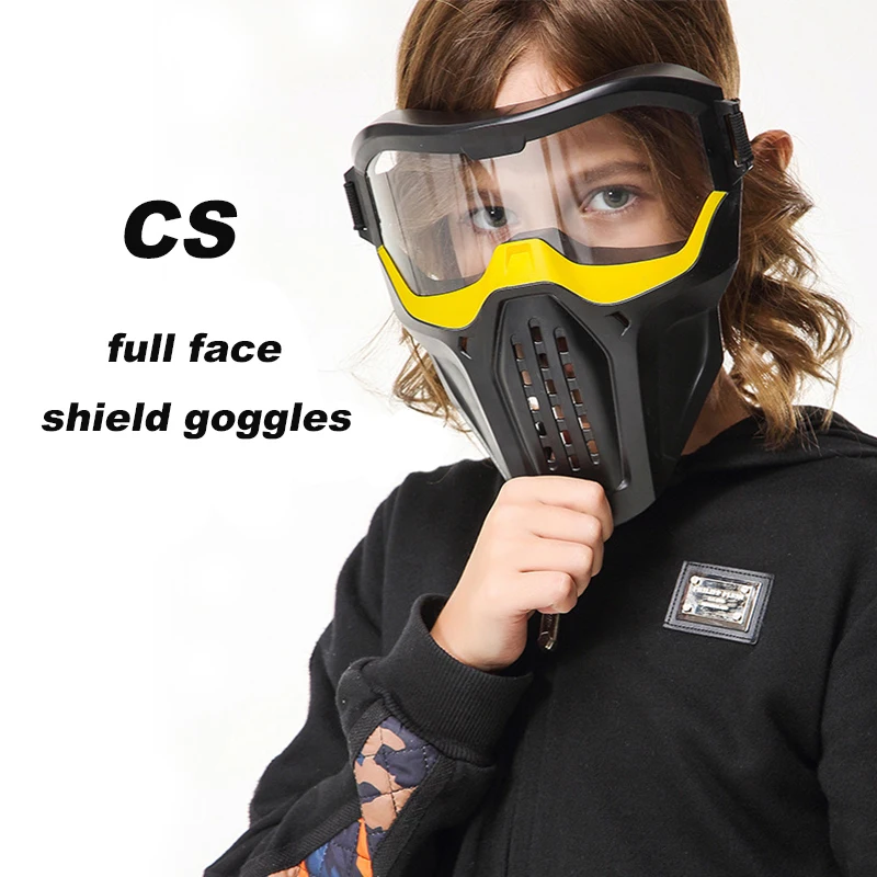 Outdoor sport CS field mask paintbal full face shield motorcycle goggles mask