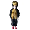 Family Party comfortable materials soft plush monkey costume cloth for baby