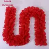 2014 Yiwu Aimee supplies wholesale 270cm christmas tinsel garland(AM-LJ02)