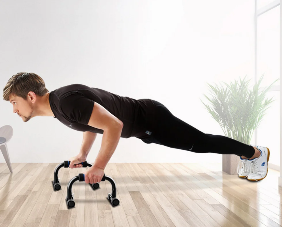 Household Fitness Equipment Simple Push Up Bar Adjustable Push Up Stand