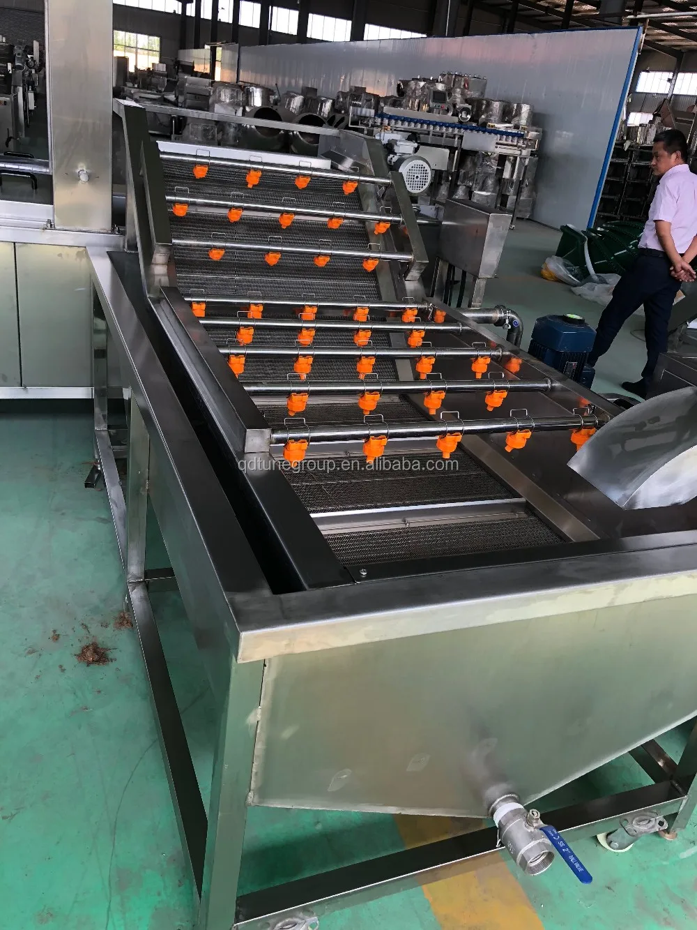 200kg500kg1000kg Fully Automatic Potato Chips Making Machine Frozen French Fries Production 9827