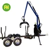 Main product ! hot sale farm grapple log loading trailer
