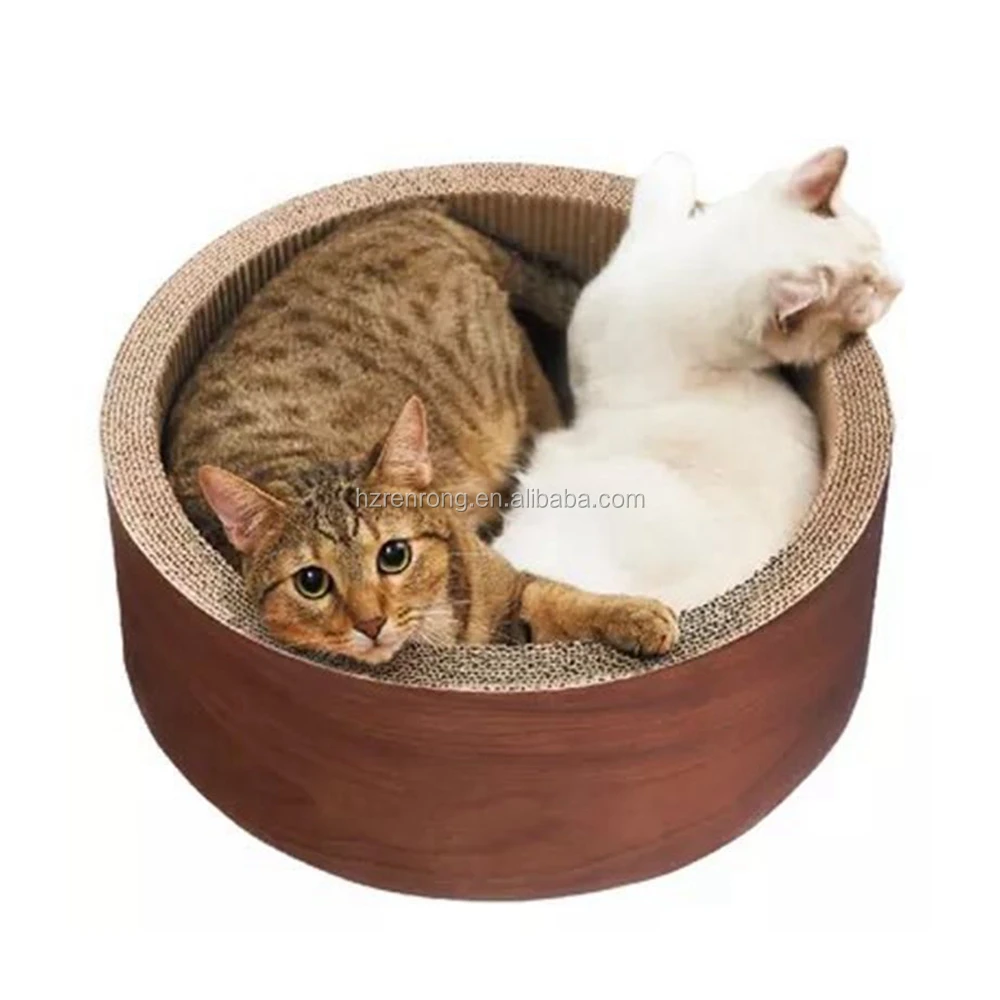 Guaranteed Quality Cardboard Cat Bed Round Custom For Cats Buy