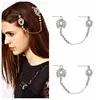 Cheap Wholesale Metal Hair Jewelry Crystal Hair Pin Rhinestone Bridal Head Chain