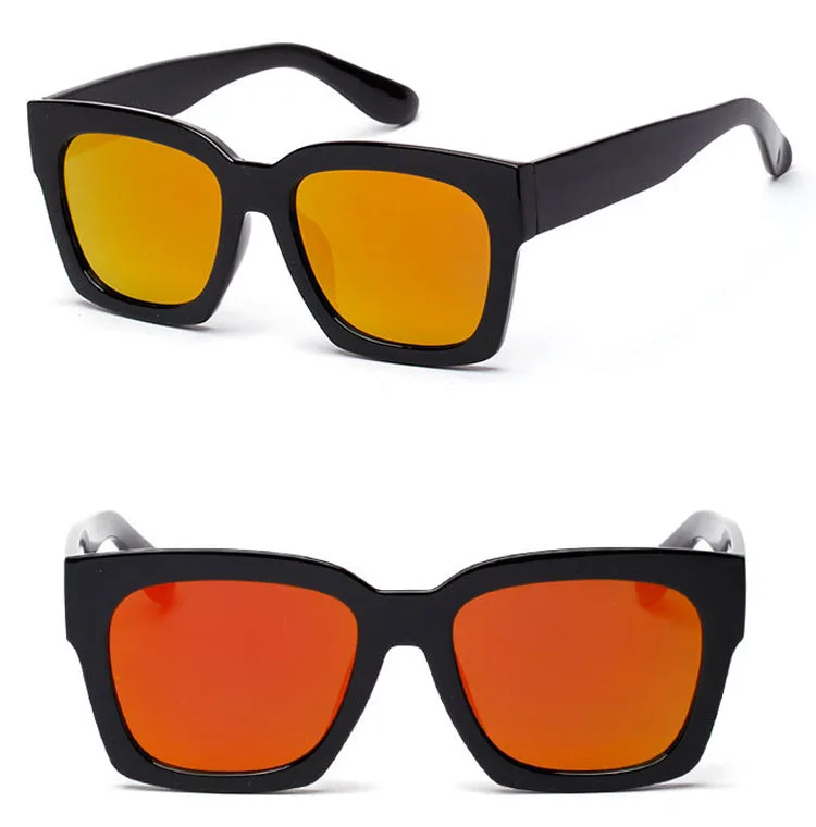 时尚塑料太阳眼镜中性超大太阳眼镜