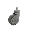 Wholesale And Retail 60mm Inserted Link Brake Plastic Trestle Swivel Wheels For Infusion Stand