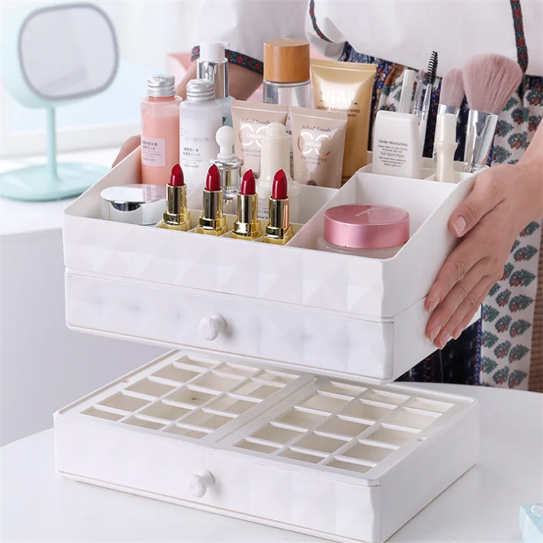 Cheap Big Professional Makeup Storage Box Drawers/display Stands With 2 ...