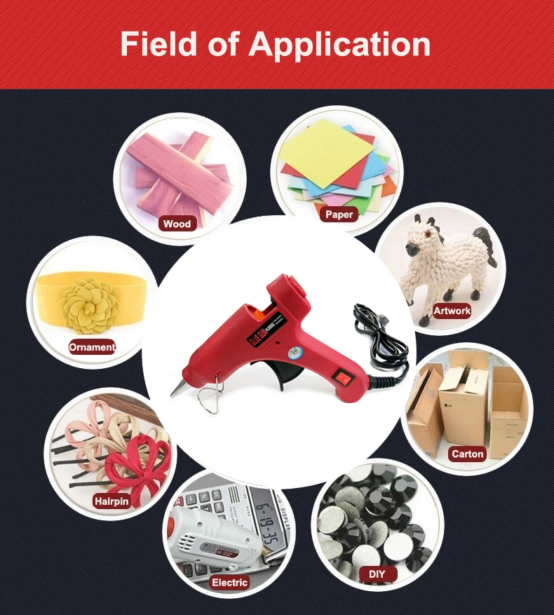 red glue gun