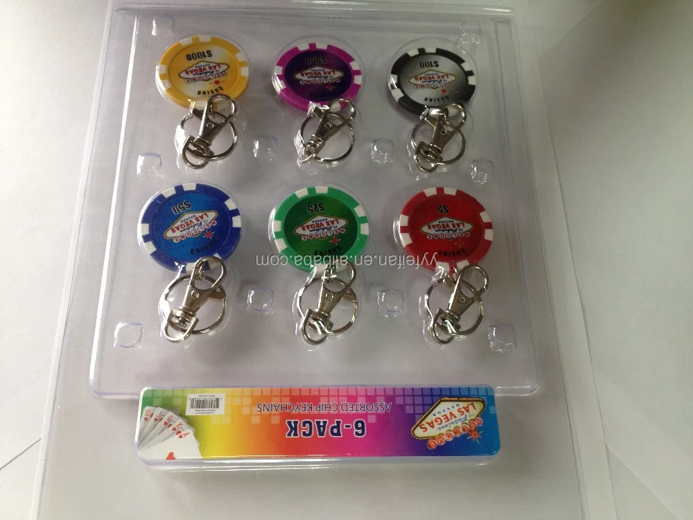 6pack Las Vegas Souvenir Poker Chip Set Buy Poker Chip Set Product