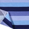 cotton 75 polyester 25 yarn dyed striped colourful velour fabric