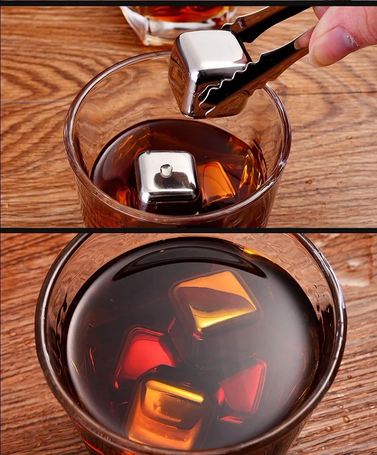 Food Grade Stainless Steel Ice Cubes Whiskey Chilling Dice Buy Food