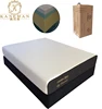 2018 top seller high quality sweet dream Luxury open cells latex memory foam roll pack bed mattress in a box