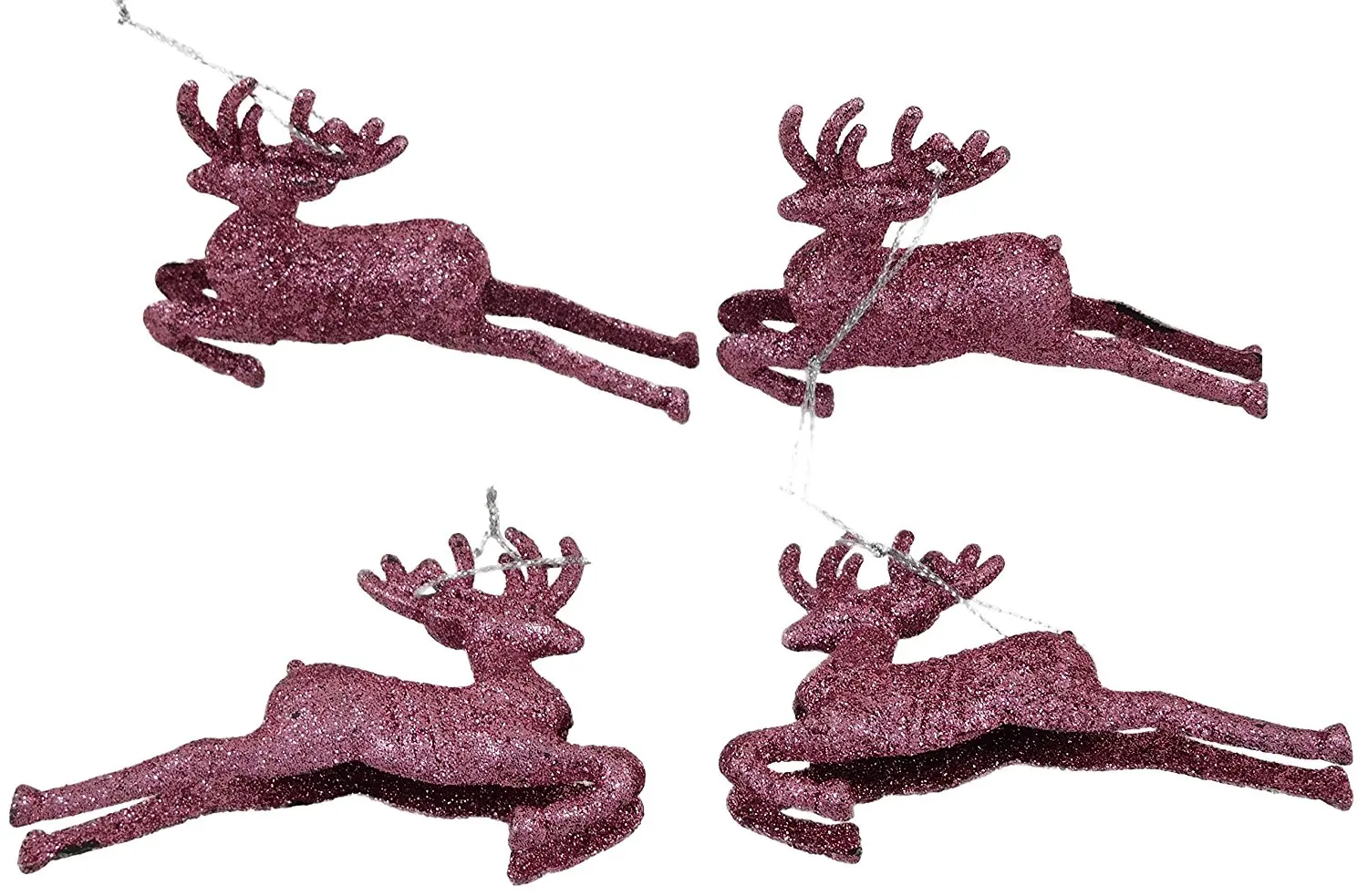 get quotations pack of 4 95cm blush pink glitter reindeer christmas decorations tree trims - Christmas Reindeer Decorations get quotations pack of 4 95cm blush pink glitter reindeer christmas decorations tree trims - Christmas Reindeer Decorations