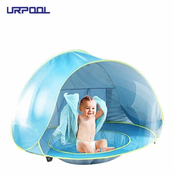 190t Sliver Waterproof Polyester Baby Sun Shade Beach High Quality Uv Protecting Baby Beach Tent Baby Beach Tents Buy Baby Sun Shade Beachhigh