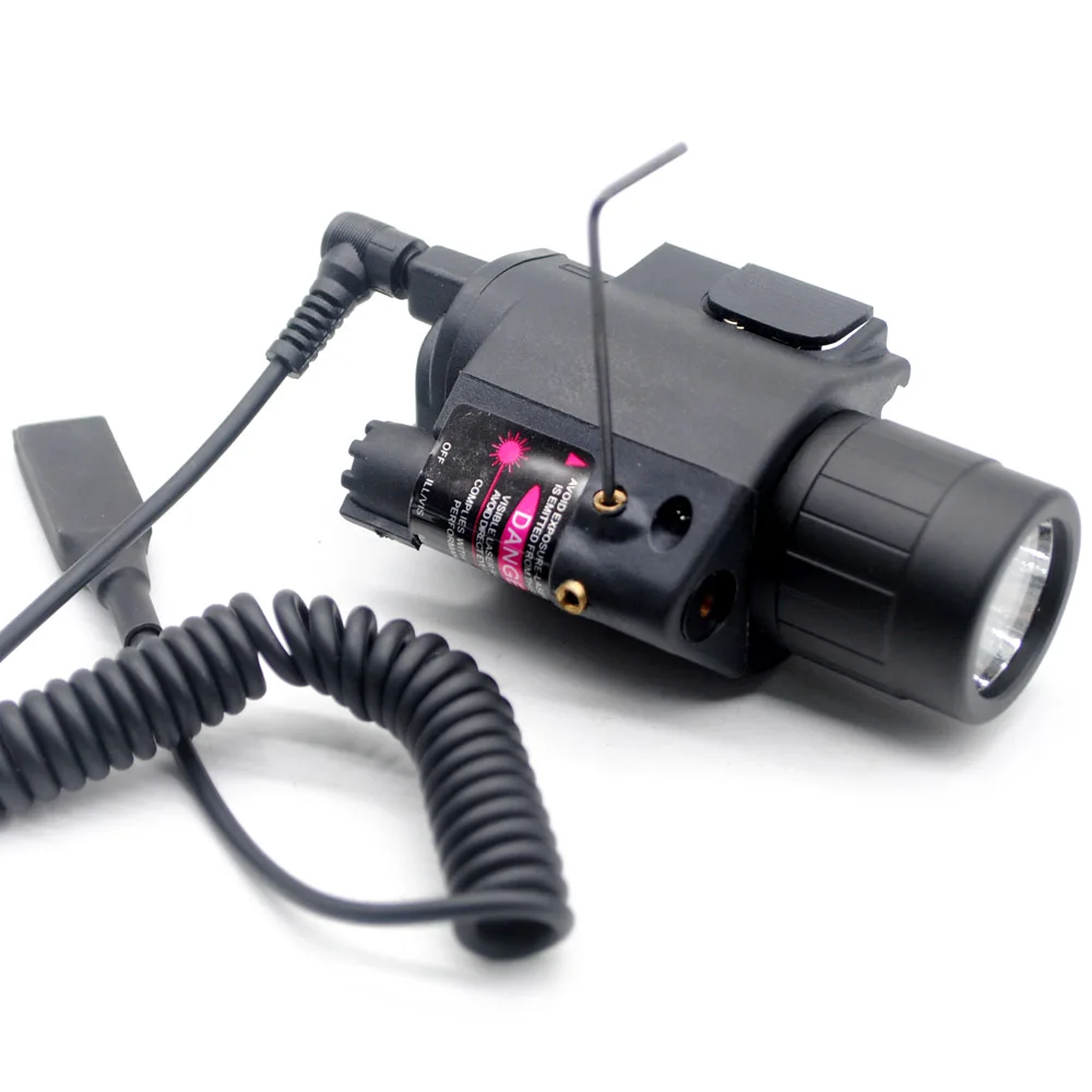 
New tactical Red Dot Laser & LED Torch Flashlight Torch Sight Scope for Rifle/Gun with Hunting Mount Rail 