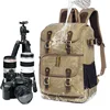 Wholesale Functional knapsack Tidal photography waxed DSRL camera canvas backpack