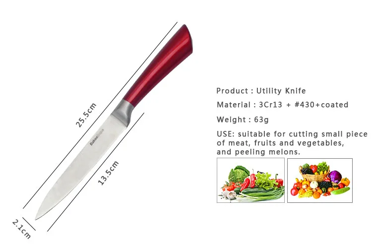 juego de cuchillos DAKOO Knife Set KS085B05, imagen 6