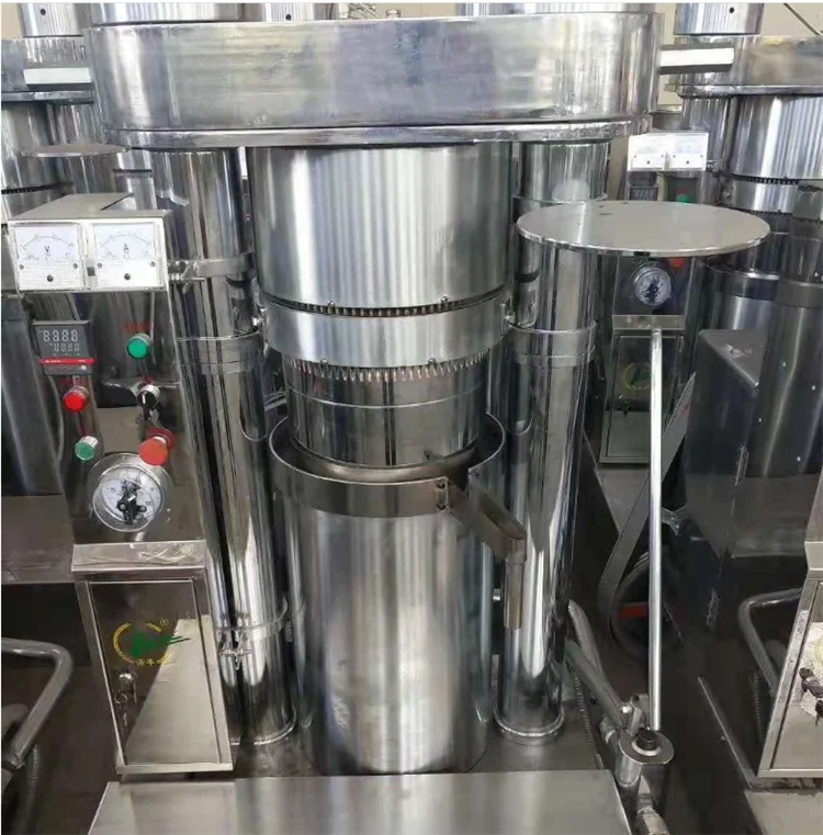 300kg/day Commercial Hydraulic Mustard Oil Expeller Machine Oil Press