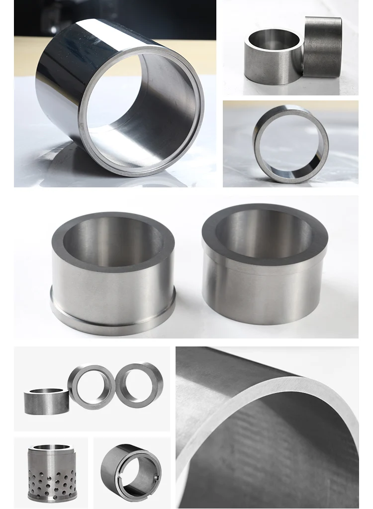 硬质合金油田使用滑动轴承套管碳化钨轴套