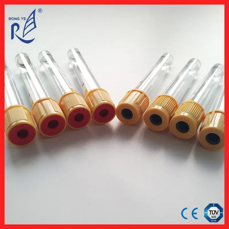 Ce And Iso Medical Disposable Red Cap Serum Blood Collect Tube