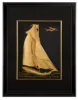 Ship Design Gold Frame Pure Handmade 24k Gold Foil Chinese Arts Directly Factory Supply