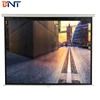 BNT used in conference room 136 inch with octagonal white case manual projection screen fabric