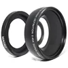 Universal 55mm 0.45x Super High Resolution Wide Angle Built-in Detachable Macro Conversion Lens For DSLR Camera