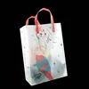 custom printing plastic carrier gift bags with soft loop handles