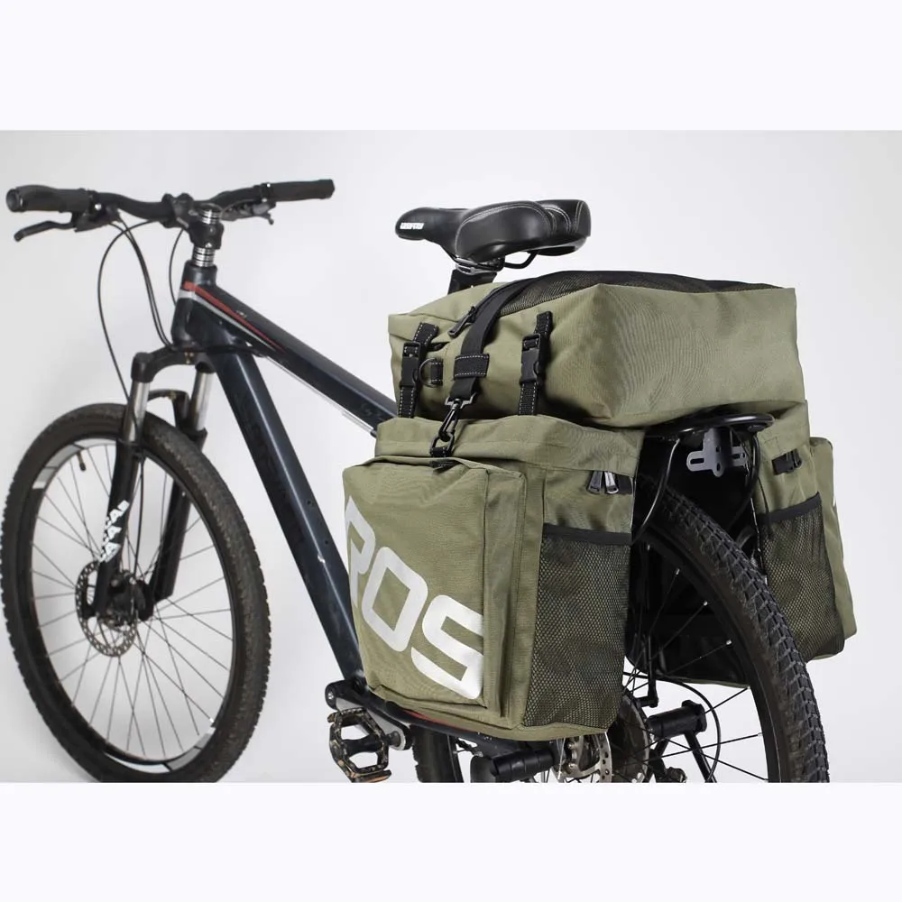 2018 Accessories Bicycle Bags Panniers Roswheel 3 In 1 Waterproof 2018 Accessories Bicycle Bags Panniers Roswheel 3 In 1 Waterproof Polyester Mountain Road Bike Cycling Double Side Rear Rack Tail From Sport 11