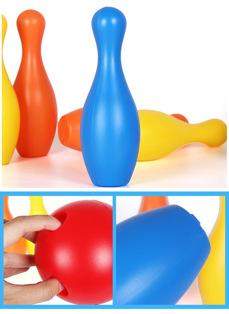 Kids plastic toy pin ball mini bowling game.jpg