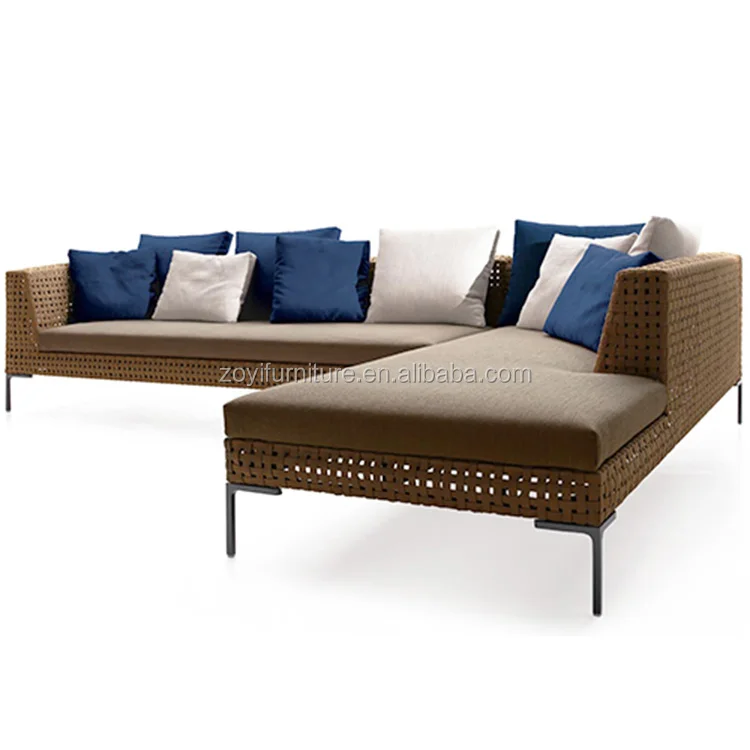 Hotel Hohe Qualität Outdoor Möbel Kommerziellen Modulare Garten Sofa