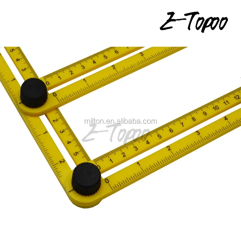 Multi Angle Measuring Rulers Four Folding Ruler Angle Measurement