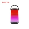 Outdoor & Indoor Using Tws Bluetooth Speaker Led Light Active Ceiling Speaker 360 Degree Light Show Portable Bluetooth Speaker